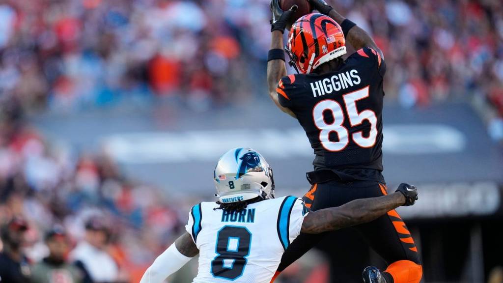 Tee Higgins player props odds, tips and betting trends for Week 11 | Bengals vs. Steelers