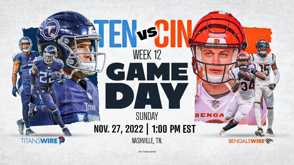 Titans vs. Bengals: TV schedule, how to stream, injuries, odds, more