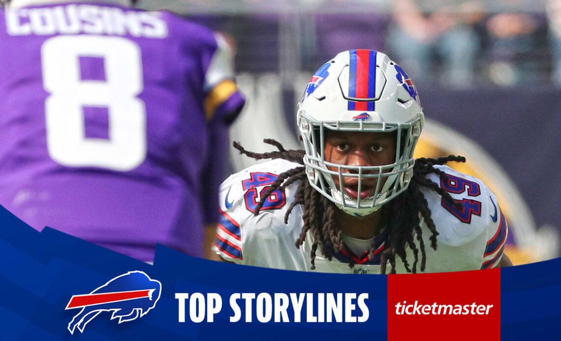 Top 7 storylines to know for Bills vs. Vikings