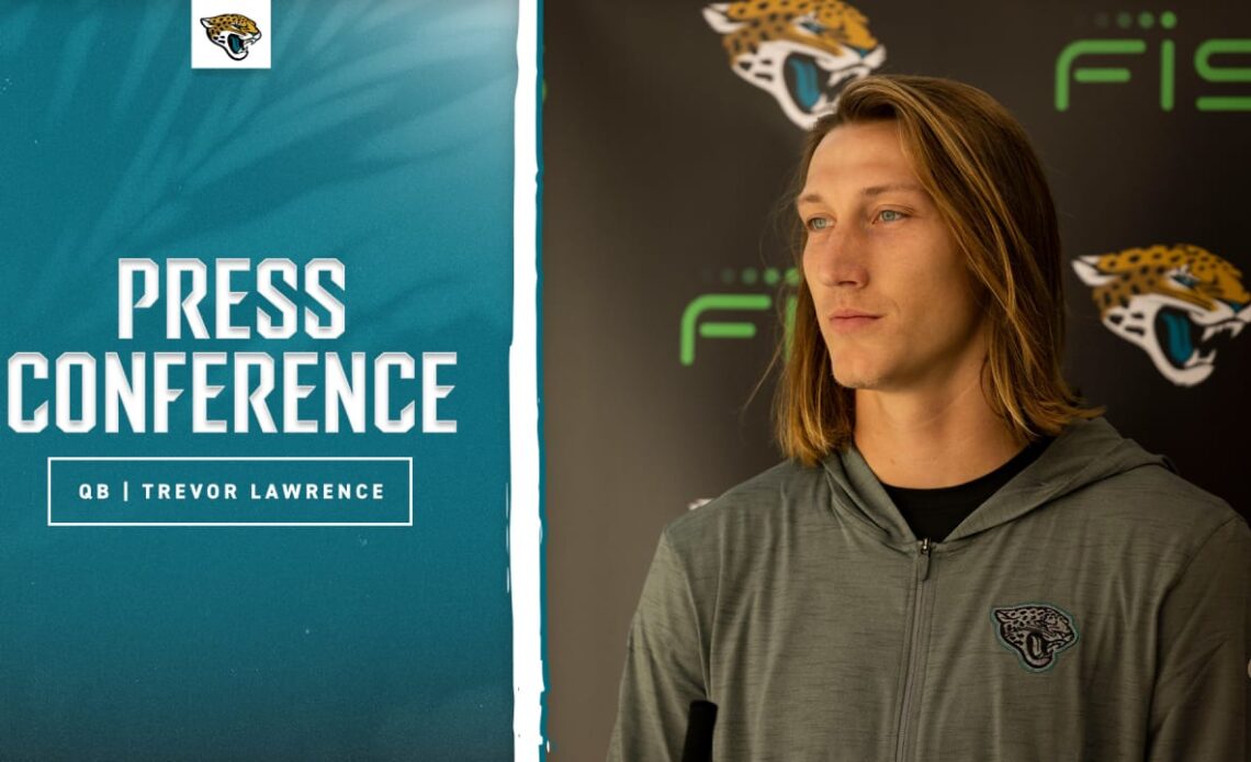 Trevor Lawrence: "It's a great time to turn that corner..." | Press Conference | Jacksonville Jaguars