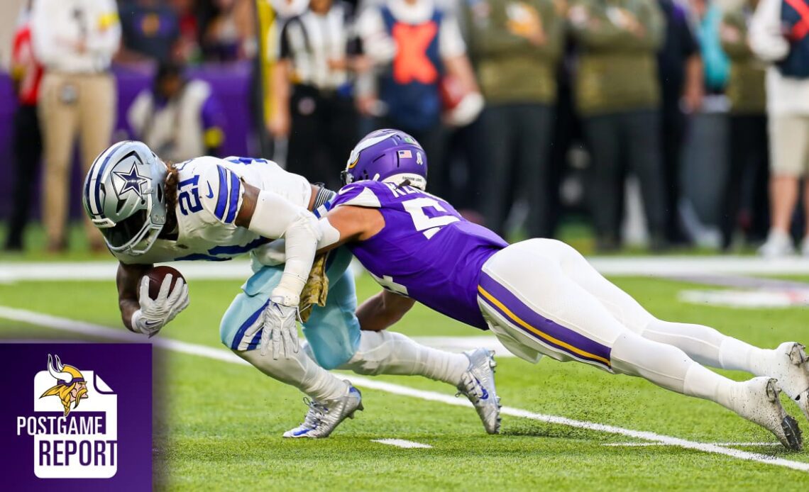 Vikings Postgame Report: The Vikings Fall To The Dallas Cowboys 40-3 In A Lopsided Affair | DAL