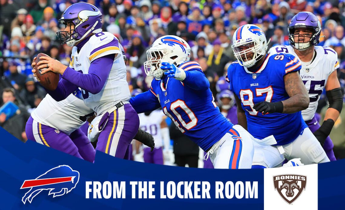 "Games like this build character" | Bills players react to emotional overtime loss to the Vikings 