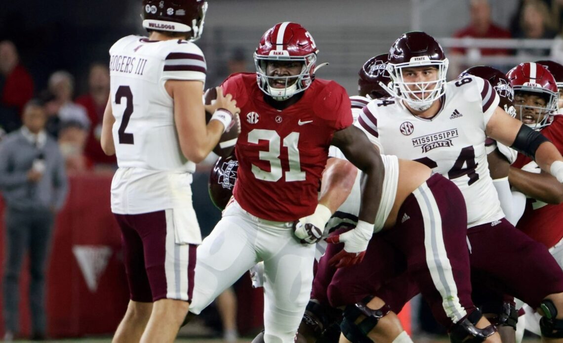 Alabama Football’s Will Anderson Jr. Wins Nagurski Trophy for Second Consecutive Year