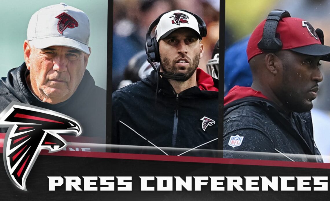 Atlanta Falcons' coordinators speak on week 13 against the Steelers