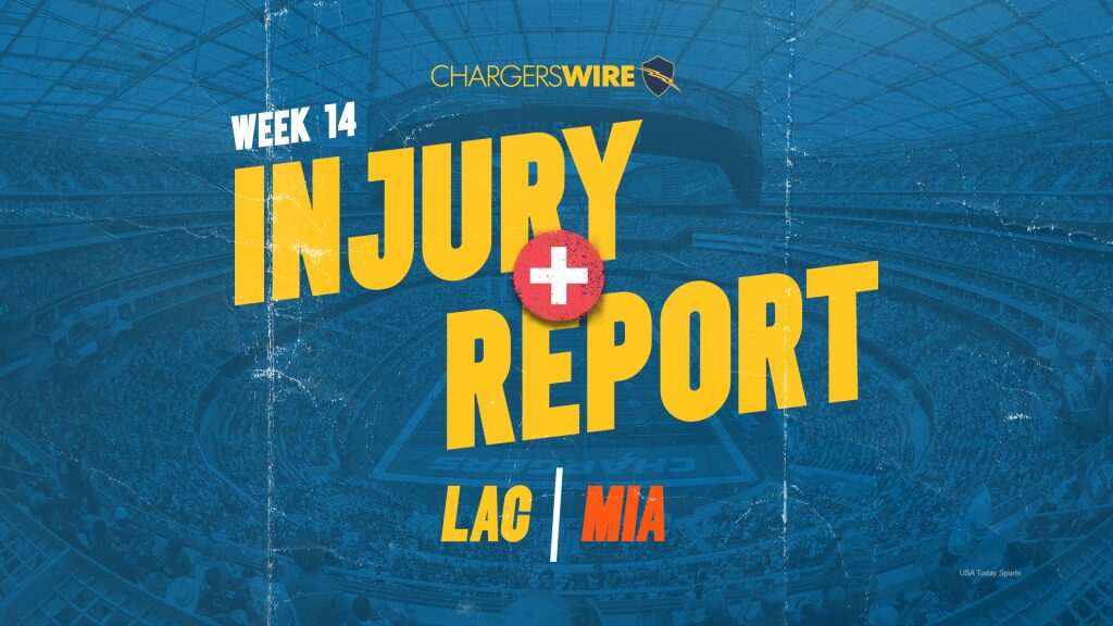 Chargers final injury report vs. Dolphins