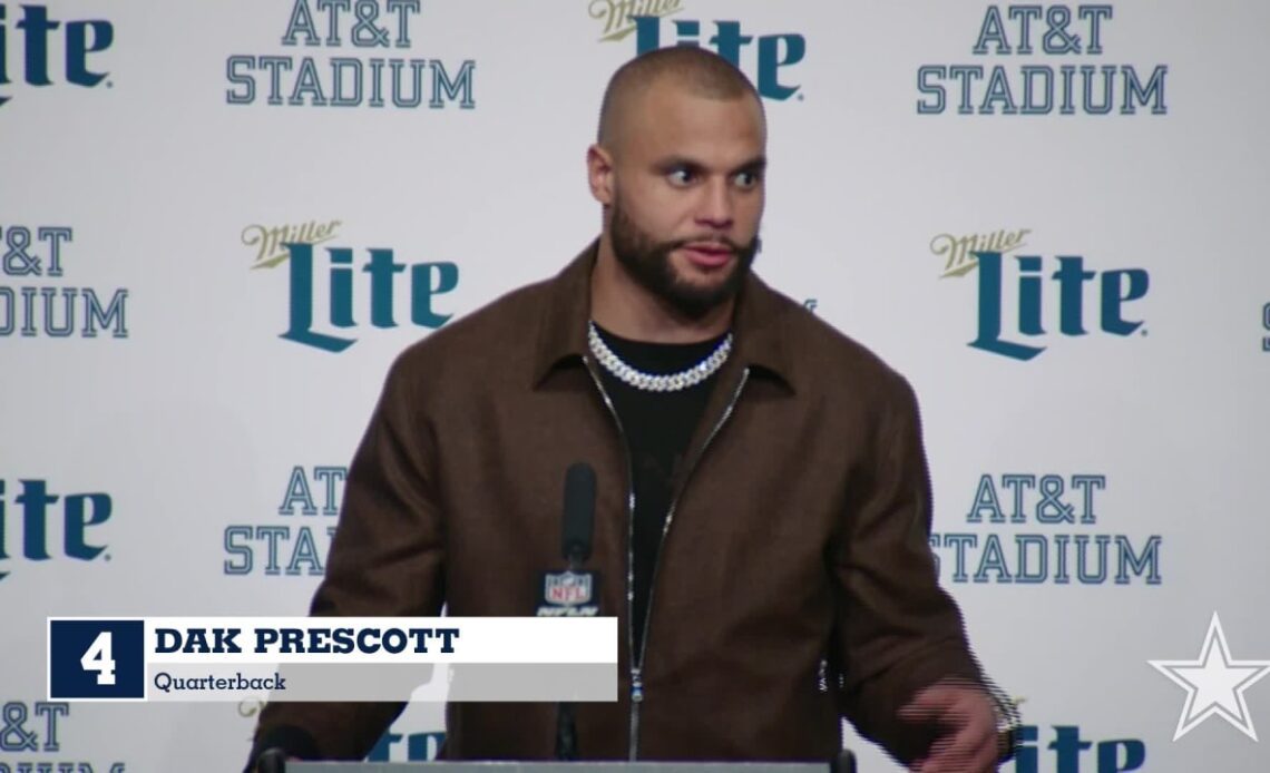 Dak Prescott Postgame Week 12 | #NYGvsDAL