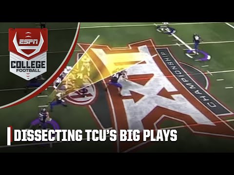 David Pollack highlights who on TCU makes the BIG SPLASH PLAYS! 👀 | ESPN College Football