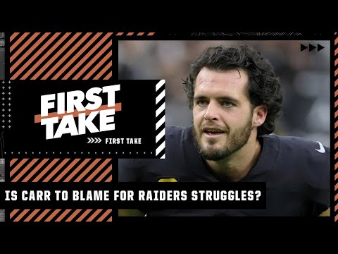 Derek Carr has proven himself to be a leader for the Raiders! - Kimberley Martin | First Take