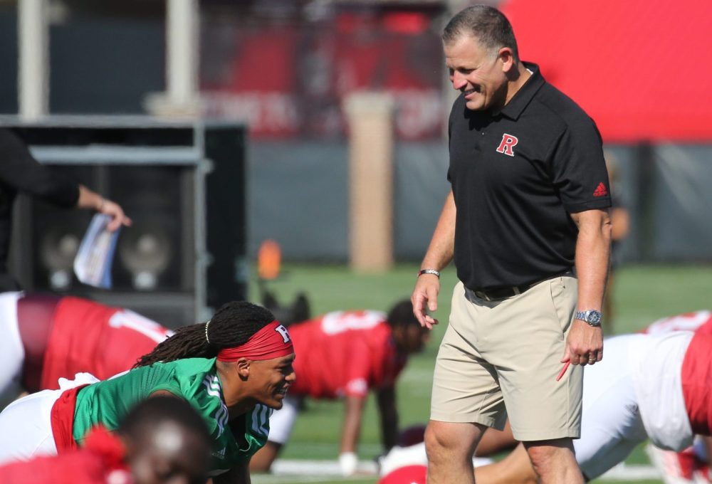 Rutgers football head coach Greg Schiano hosted Caleb Brewer this past weekend.