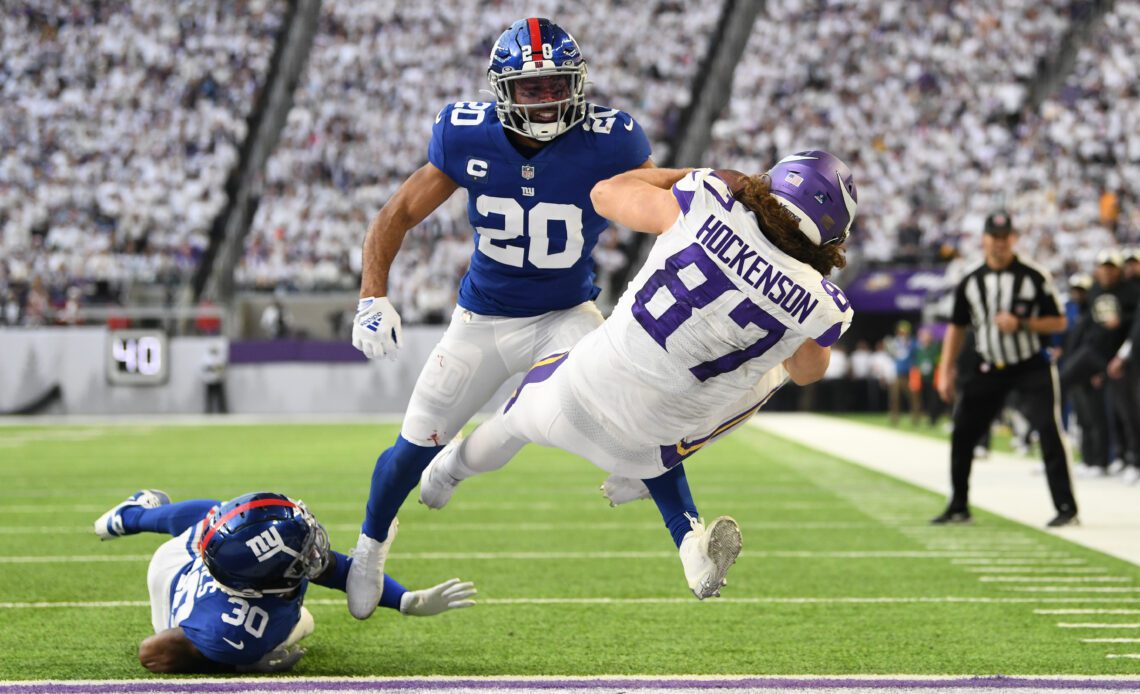 Giants fail to delivery early Christmas gift as they fall to Vikings