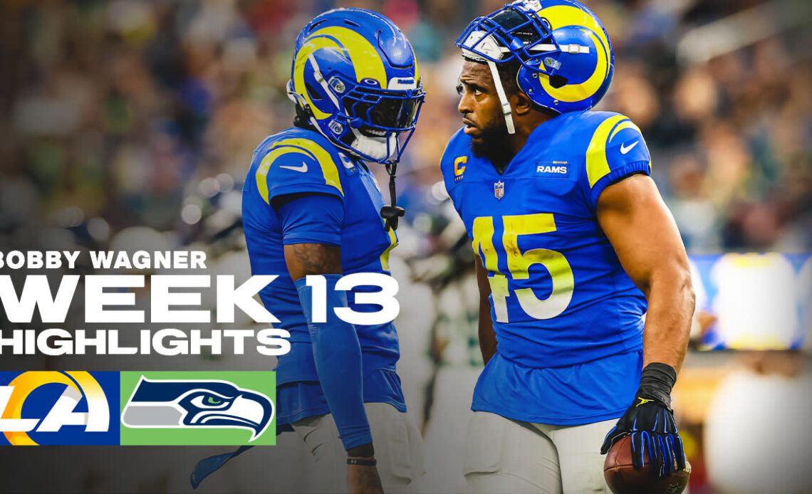 Highlights: Los Angeles Rams LB Bobby Wagner's best plays vs. Seattle Seahawks in Week 13 at SoFi Stadium