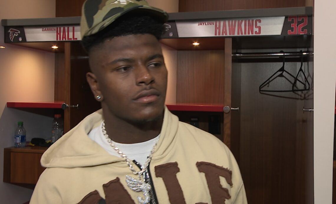 Jaylinn Hawkins speaks post game | Press Conference