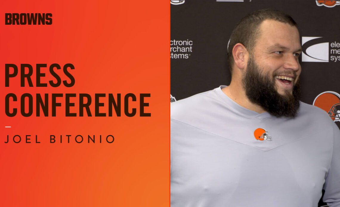 Joel Bitonio: "We have a good plan moving forward"