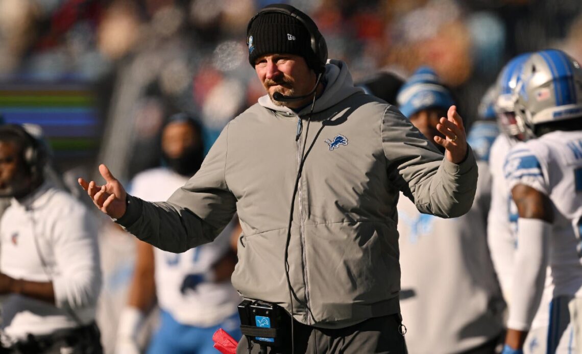 Lions' Dan Campbell says getting 'face kicked in' against Panthers is the best thing for team