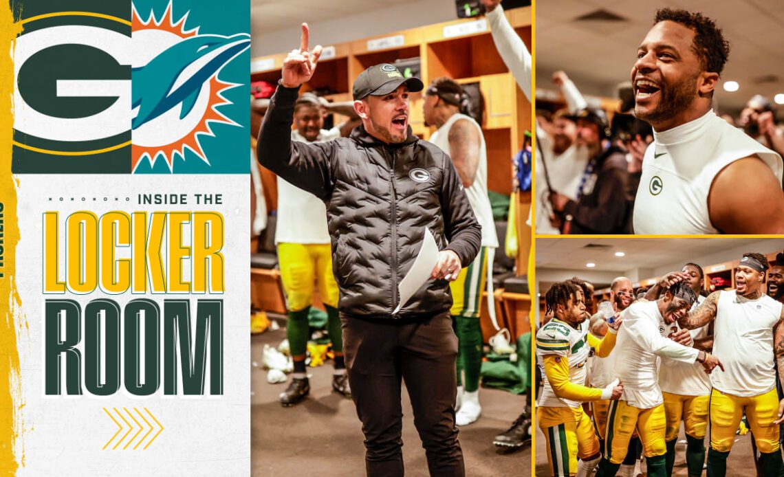 Locker Room Pass: Packers celebrate Christmas Day victory in Miami