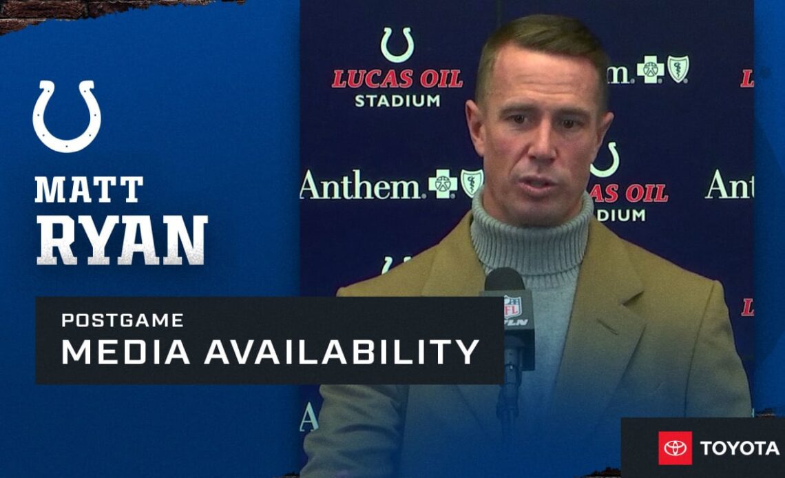 Matt Ryan: Colts vs. Eagles Postgame