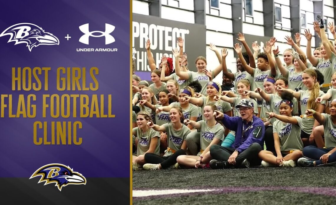 Ravens Host First Girls Flag Football Clinic | Baltimore Ravens