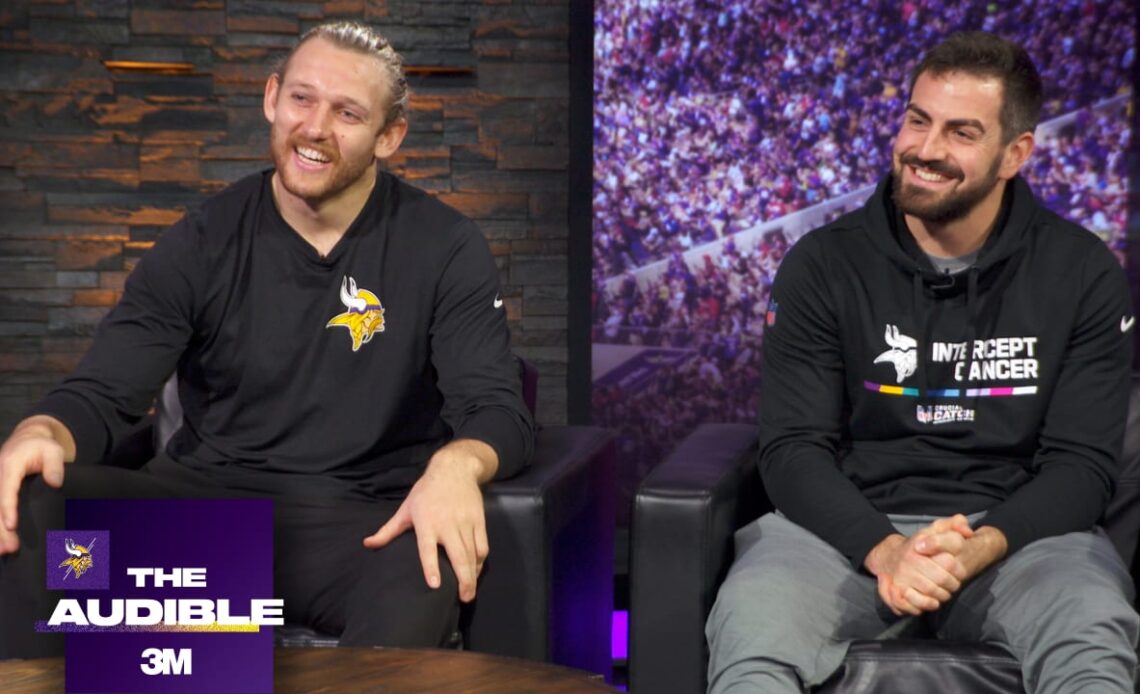The Vikings Audible: T.J. Hockenson and David Blough Discuss Their New Starts In MN, The Great Chemistry Of The Vikings Locker Room