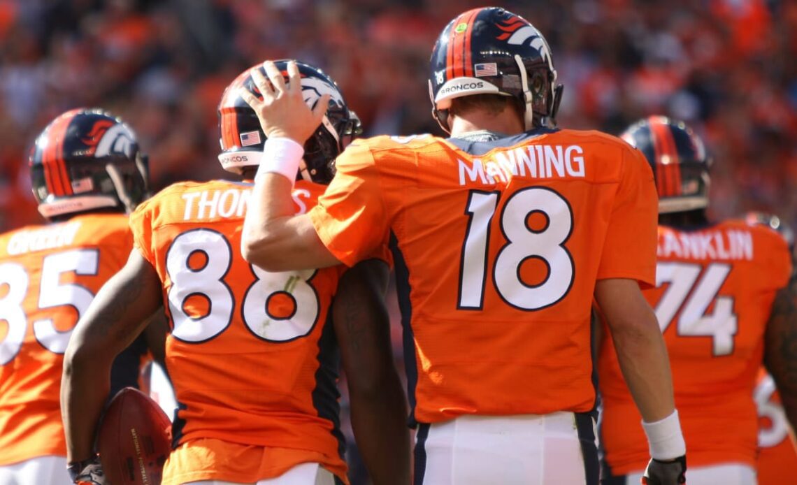 Throwing it back: Photos from the Broncos' record-setting day vs. the Cardinals in 2014