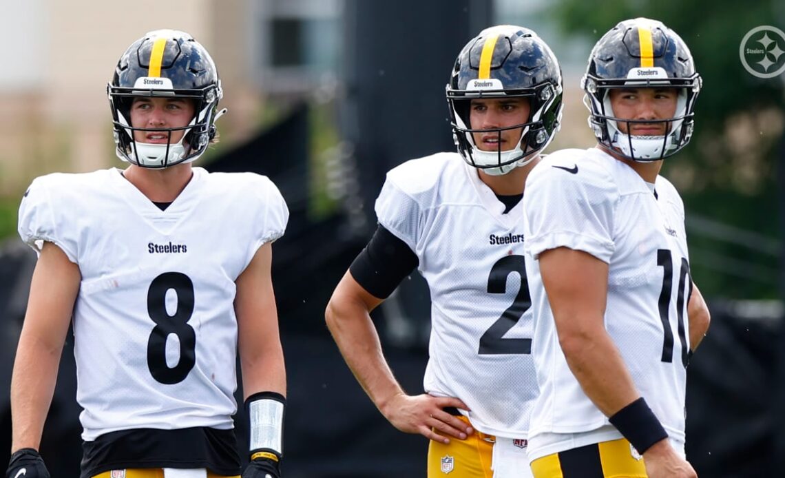 Tomlin taking wait-and-see approach at QB