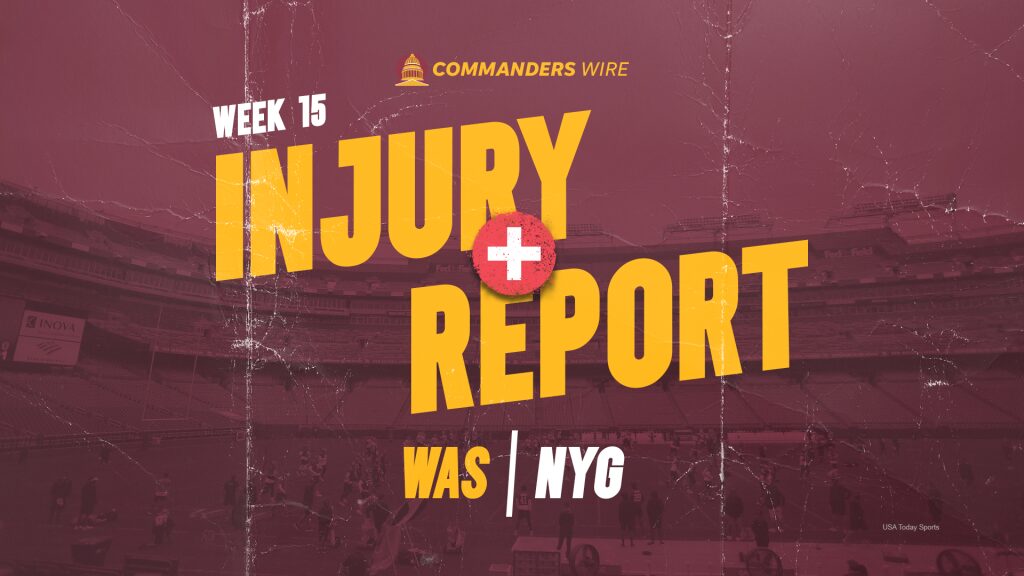 Wednesday Week 15 injury report