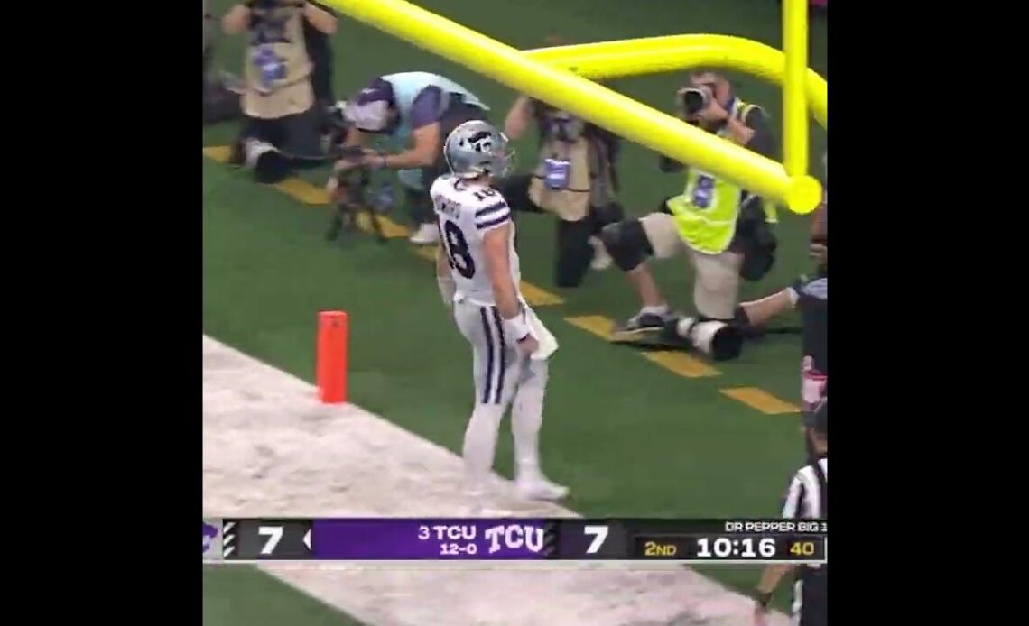 Will Howard did it all for Kansas State 💪