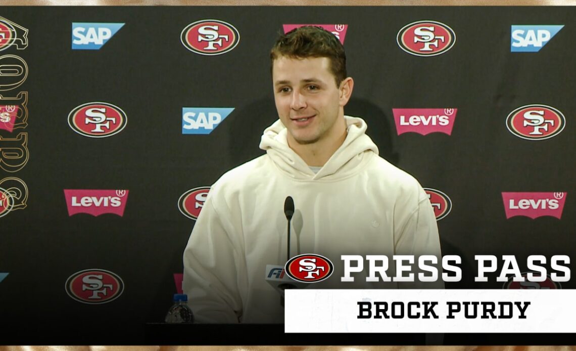 Brock Purdy Says 49ers are 'Ready' for Super Wild Card Weekend | Press Pass