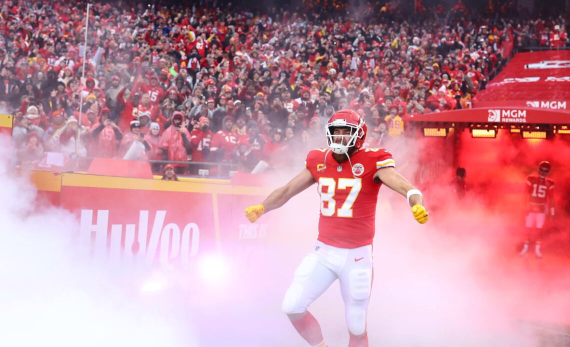 Every Travis Kelce Catch From 14-Reception Divisional Round Playoff ...