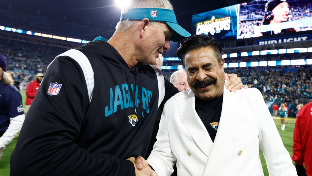 Jaguars celebrate AFC South championship in locker room