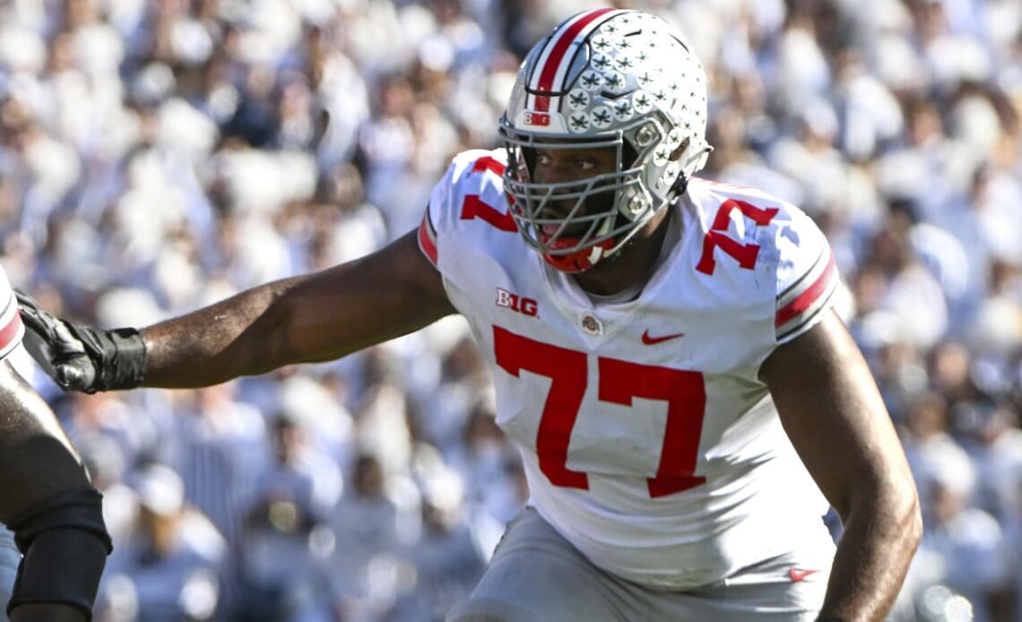 Jets Mock Draft 1.0 | CBS Sports Projects Ohio State T Paris Johnson