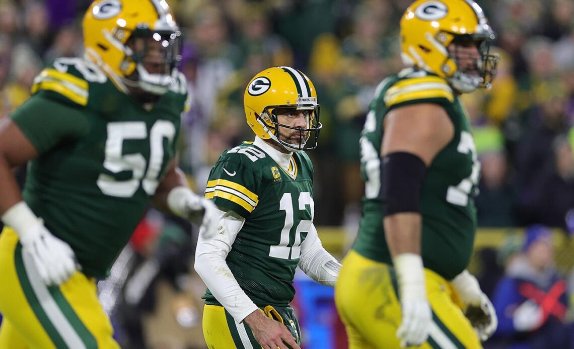 Of course Aaron Rodgers still has the Packers in the playoff hunt, plus Tom Brady is in the postseason again