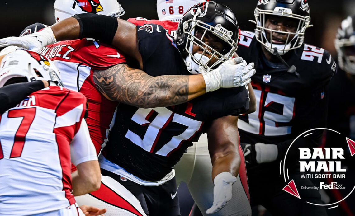On helping Grady Jarrett and fixing the pass rush, trading up to get Jalen Carter or Will Anderson, Kyle Pitts and more