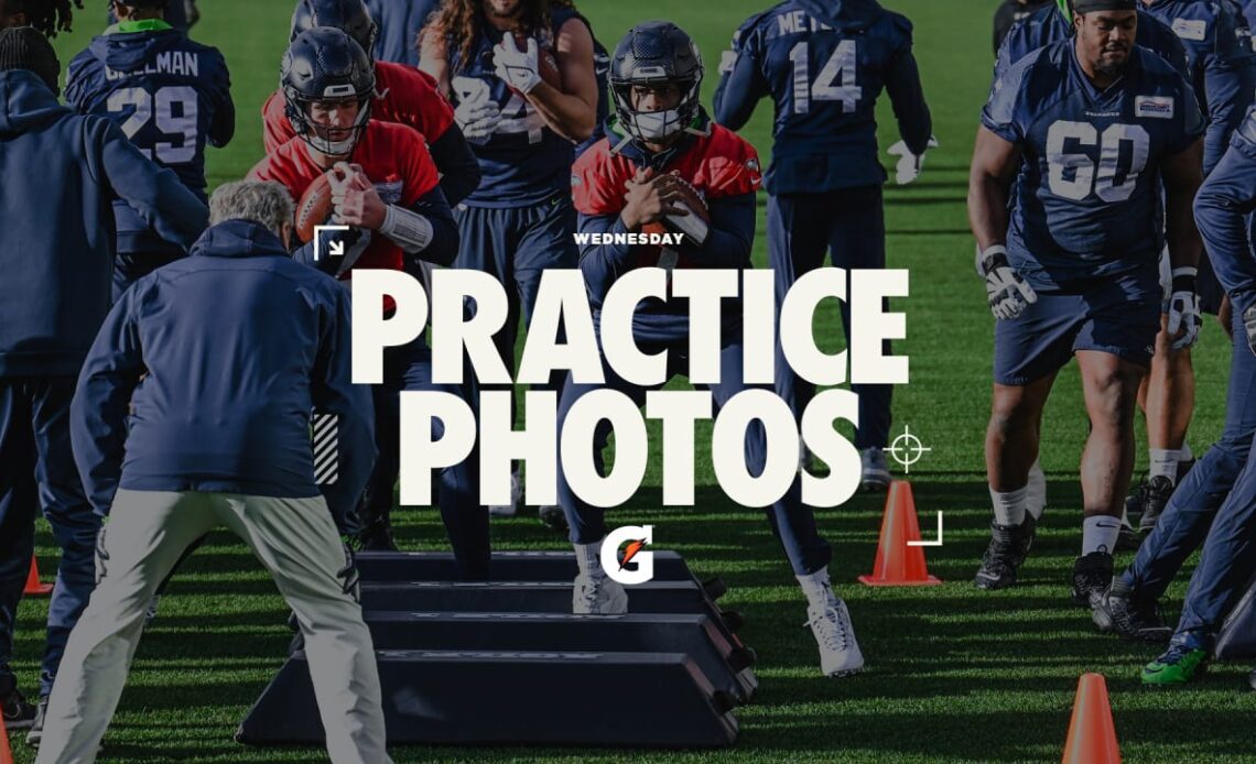 PHOTOS: Seahawks Practice Outside On A Beautiful December Day In Seattle