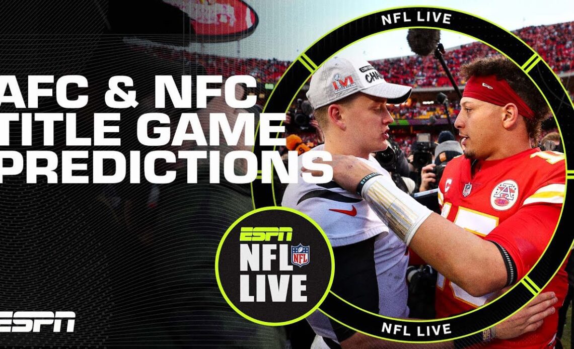 Predictions for the AFC & NFC Championship Games :eyes: | NFL Live