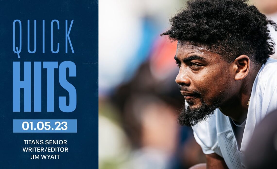 Quick Hits on the Titans From Thursday of Jaguars Week