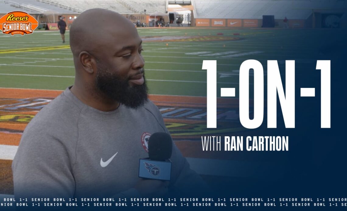 Ran Carthon at the Senior Bowl | 1-on-1 