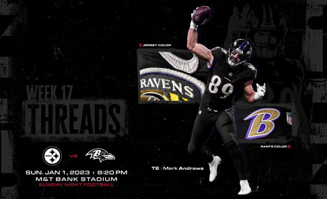 Ravens Going With All-Black Uniforms vs. Steelers