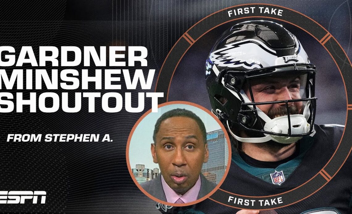 Stephen A. brings up Gardner Minshew after the Eagles advanced to Super Bowl LVII 😑 | First Take