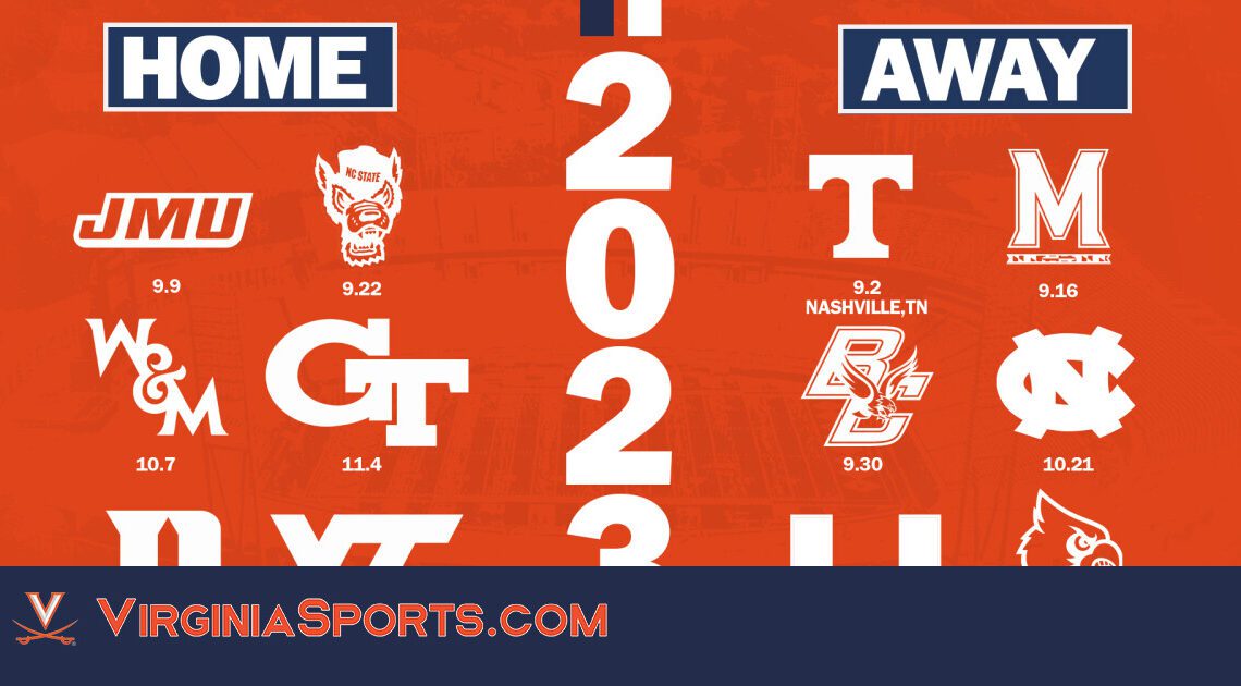 Virginia Football | Virginia Announces 2023 Football Schedule
