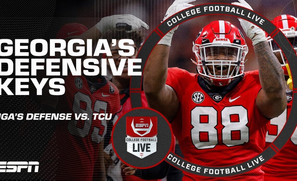 What adjustments will Georgia’s defense have to make vs. TCU’s offense? | College Football Live