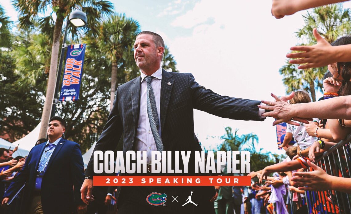 2023 Spring Speaking Tour with Coach Billy Napier Announced