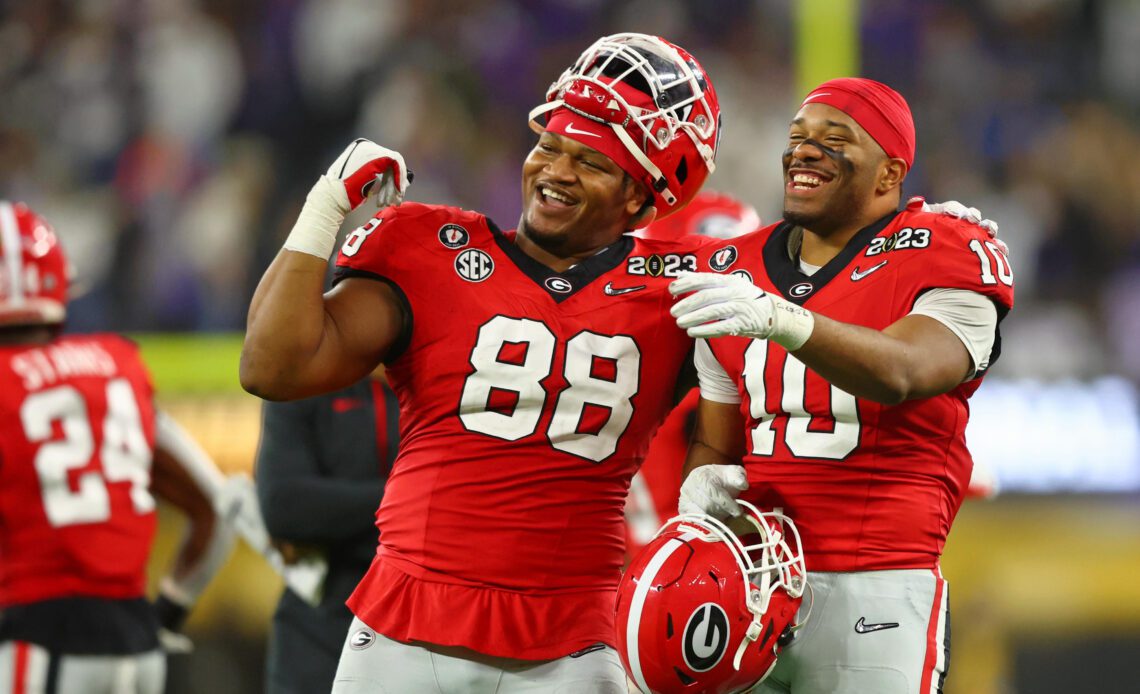 4 Georgia Bulldogs go in first round of 2023 NFL mock draft