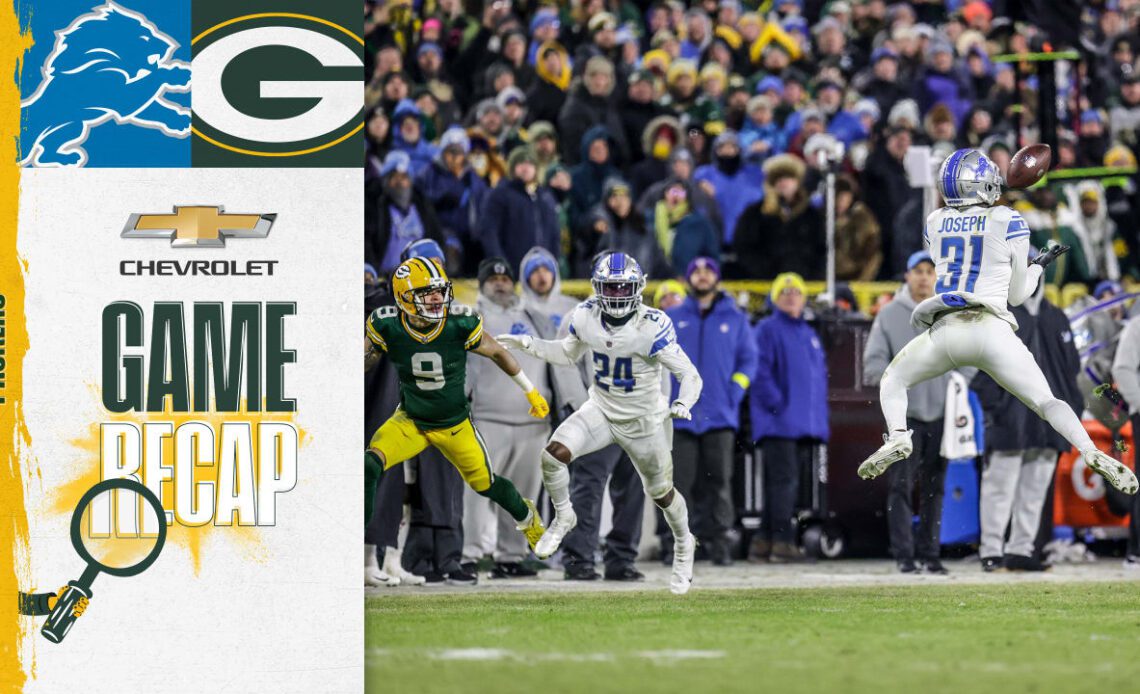 5 takeaways from Packers’ season-ending loss to Lions