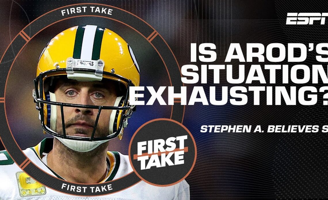 Is Aaron Rodgers' uncertainty exhausting? Stephen A., Wilbon and Riddick believes so! | First Take