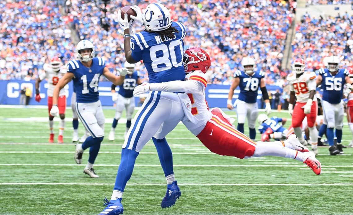 Jelani Woods Shows Upside As Playmaking Weapon For Colts' Offense