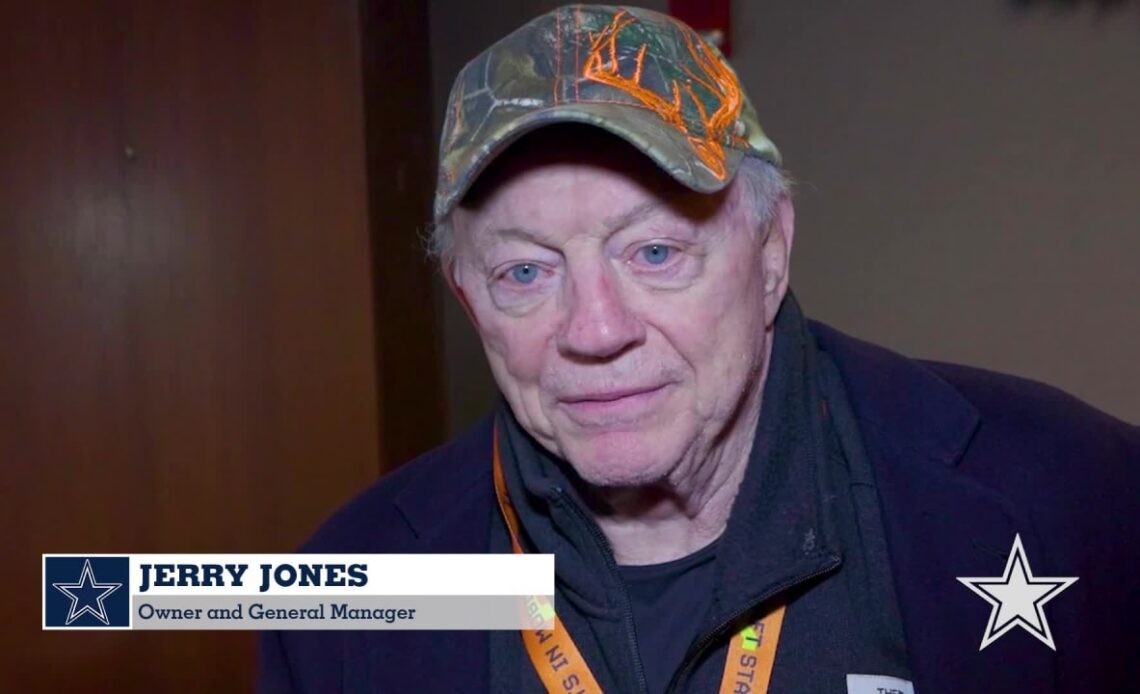 Jerry Jones: I'm More Comfortable 