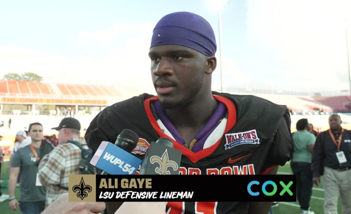 LSU DE Ali Gaye Interview | Senior Bowl 2023 - VCP Football