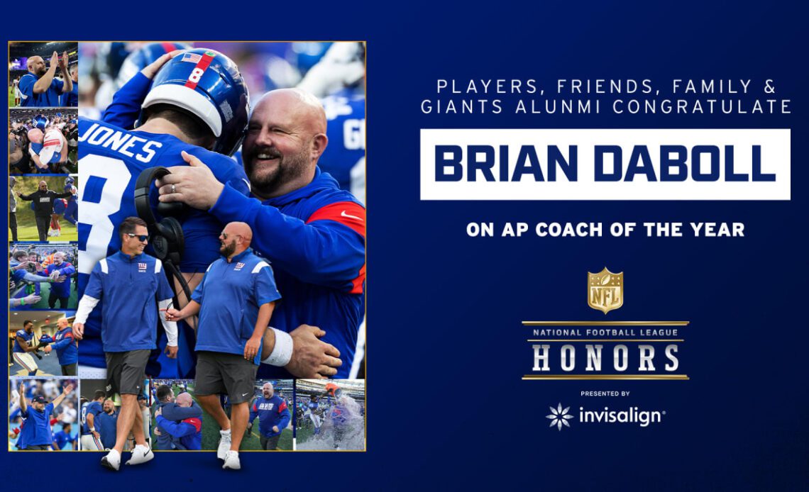 Players, alumni & family congratulate Coach Daboll