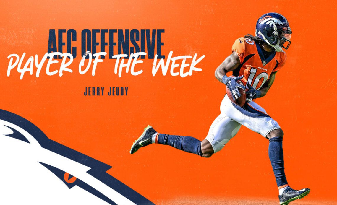 WR Jerry Jeudy named AFC Offensive Player of the Week