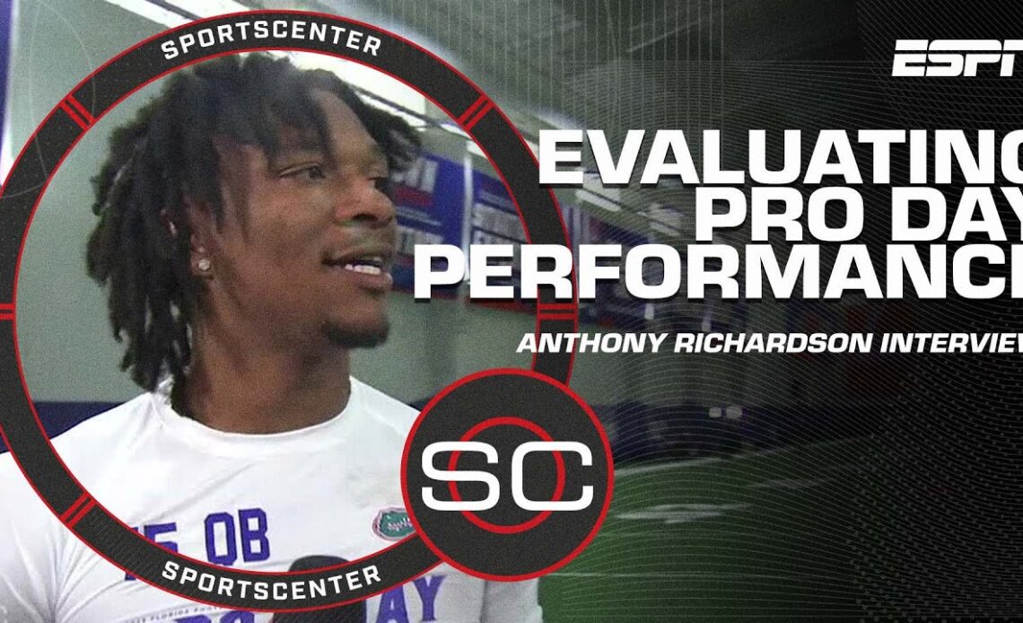 Anthony Richardson assess his Pro Day performance: 'I wanted to showcase my arm strength!' | SC